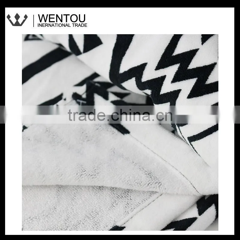 Unique Geometric Pattern Cotton Bath Towel