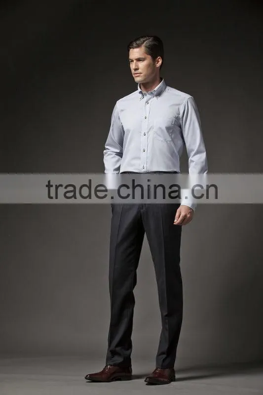 2015 New Fashion Men's Business Shirt 100% cotton,Ex-factory price