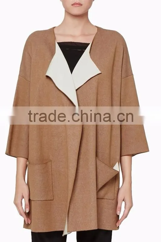 2017 Fashionable Cashmere Knitting Women Sweater Cardigan