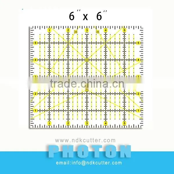 Quilting & sewing Ruler 6''x12'' Acryl ruler