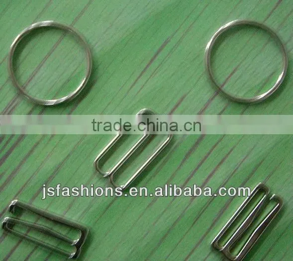 High quality multi-shape slidproof underwear lingeries buckles/anti-slippery bra strap hooks (JS-9088)