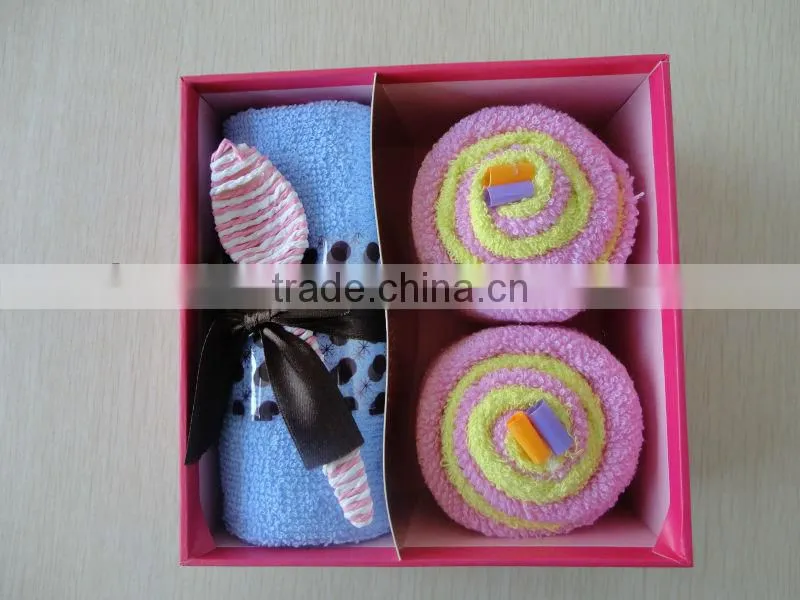 100%cotton gifts cake towel
