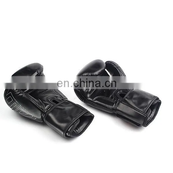 Cheap boxing equipment black custom boxing gloves oem
