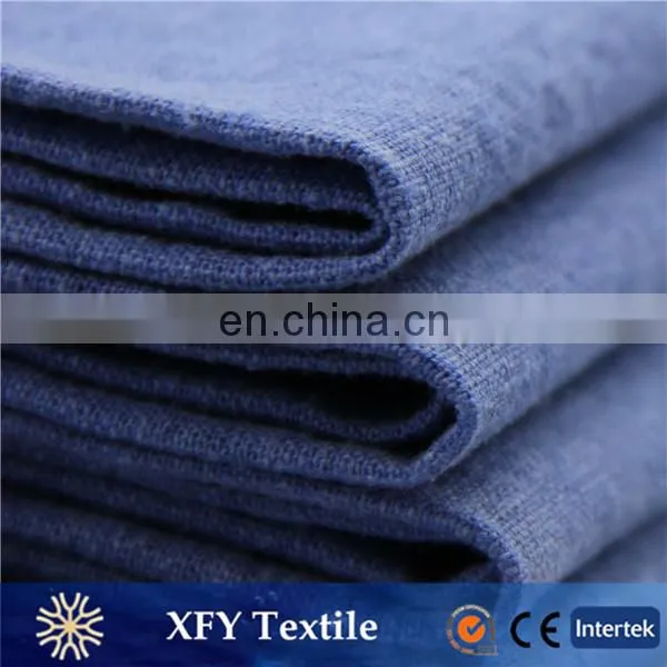 XFY-RL162 Navy Washing Fluorescence Pigment Dye Rayon Linen Fabric Wholesale Linen Fabric