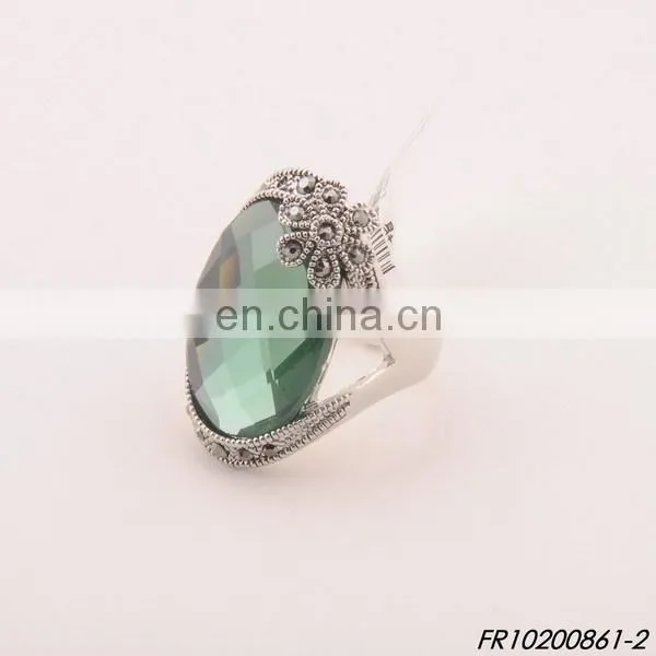Fancy gold gem stone sparkling ring fashion engagement ring jewelry