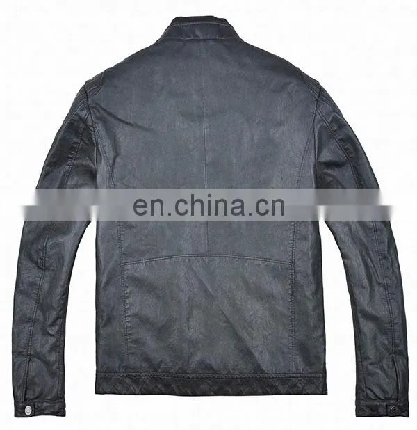 2015 top new design high quality PU leather jacket