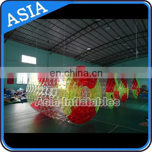 Transparent water drive roller ball for pool play,China wholesale cheap price water roller ball
