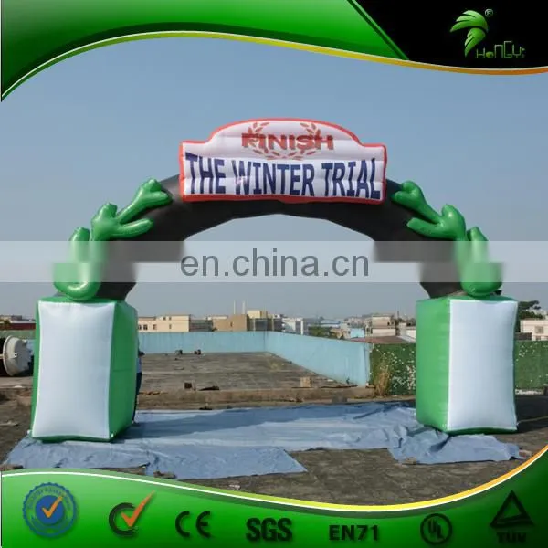 Inflatable Green PVC Leaf Arch, Inflatable Entrance Arch, Inflatable Arch rental for Sale