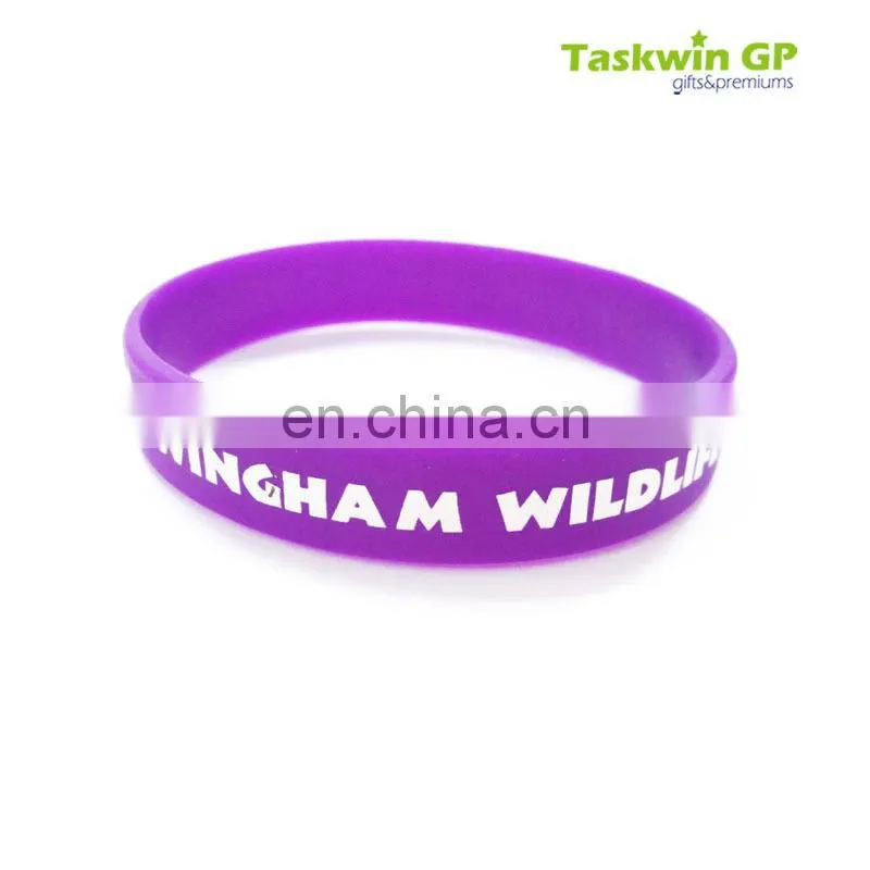 2017 design printing your own logo silicon bracelet wristband , Custom cheap wristband in silicone