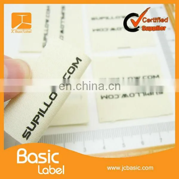 cotton printed label / cotton labels / cotton clothing labels