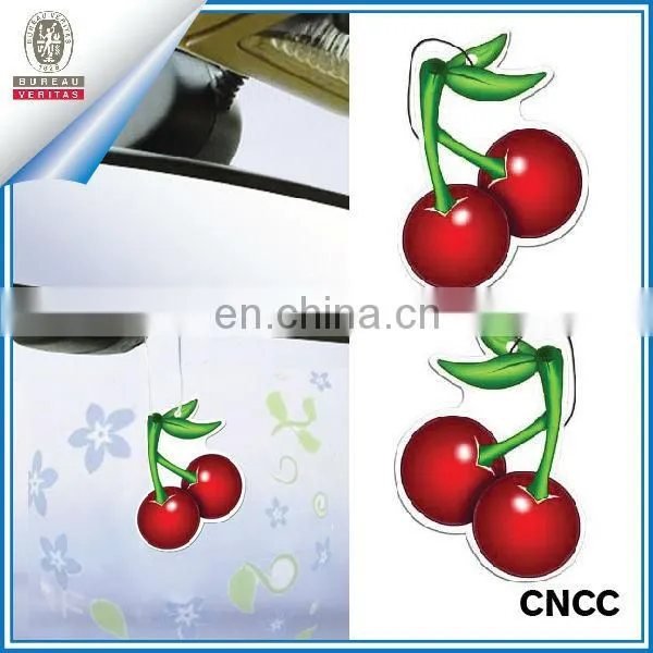 Novelty apple design paper car air freshener (ZY20-5467)