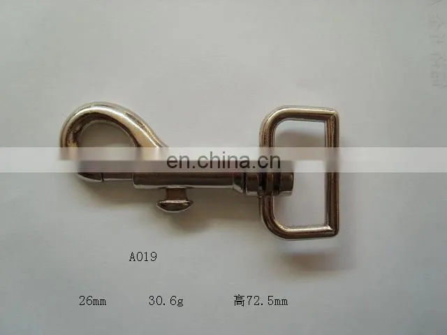 YLDS China Matt Black Color Snap Hook Hardware For Handbags