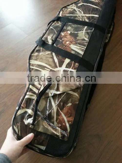 camo gun bag with sponge inside