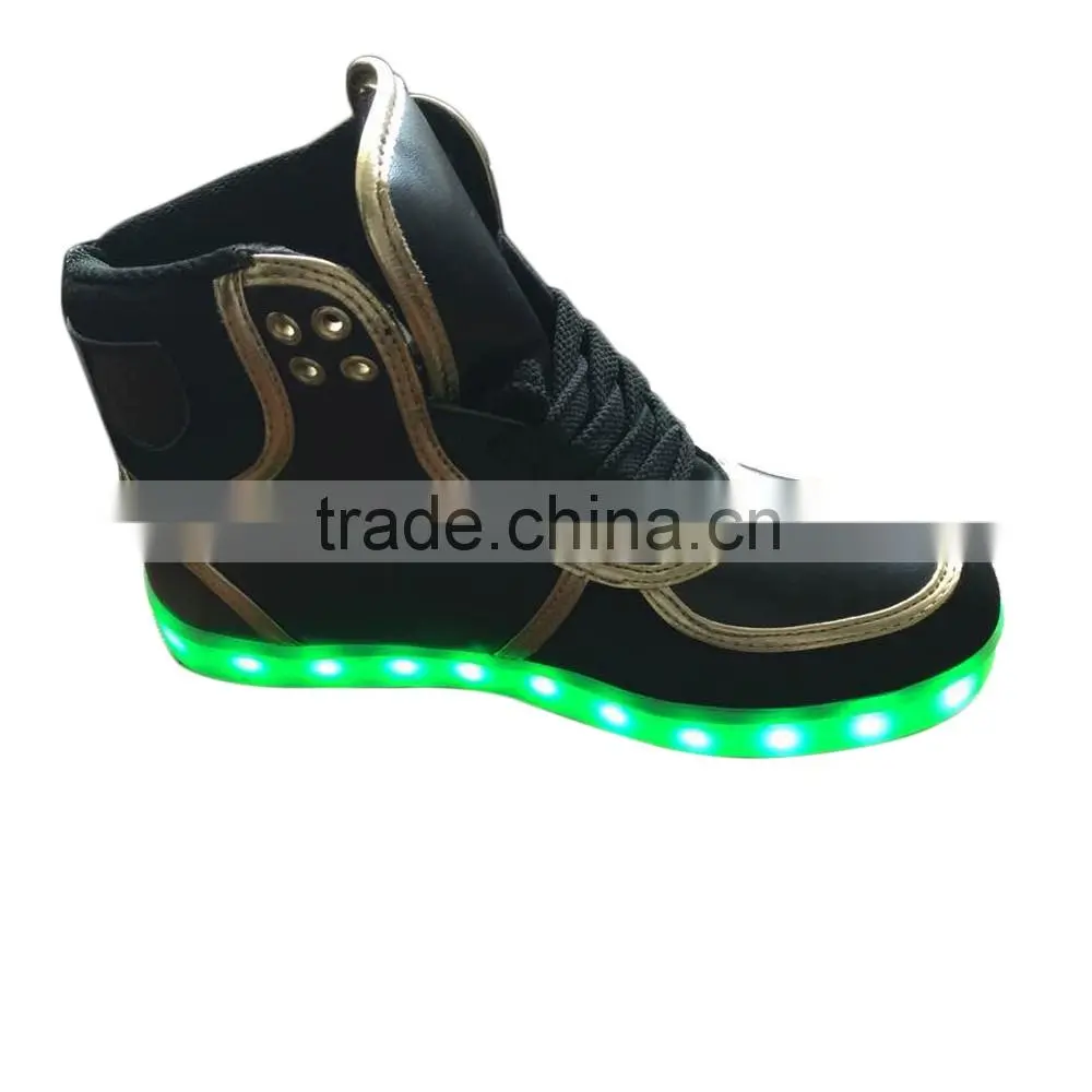 Ultra-affordable price unique design adults LED light up basketball shoes, LED sport shoes, adults running shoes with LED light