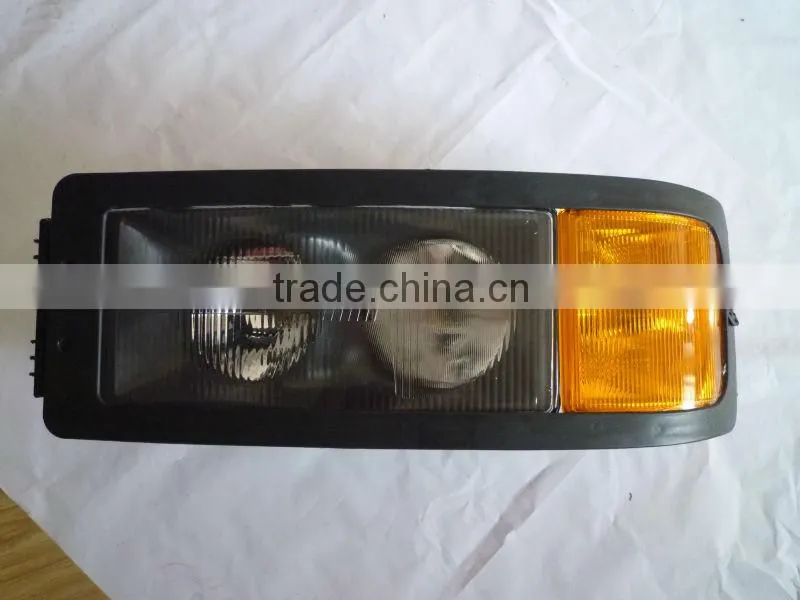 delong F2000 glass and Decorative pattern head lamp,delong F2000 head light,head lamp