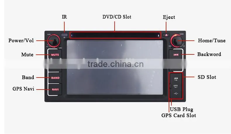 Touch Screen Double Din Car DVD for TOYOTA Car GPS Navi WIFI 3G Digital TV SWC Bluetooth RDS 1080P AUX IN AM/FM MP3/4 Phonebook