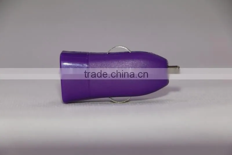 Pocket-size interface USB car charger 12V 24V auto charger new tiny design car charger