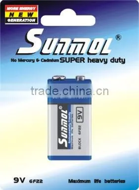 9V carbon 6f22 best prices batteries 6f22