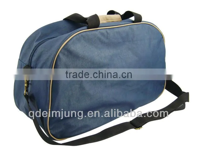 promotional durable pu travel bags men trolley bag