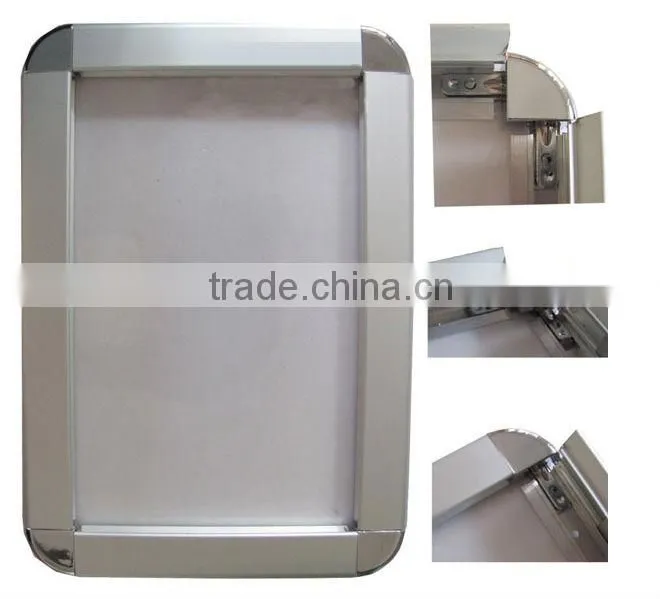 Aluminum poster advertising frame in 2014