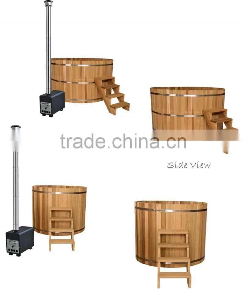Delux outdoor spa round barrel 12 person hot tubs