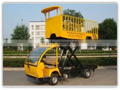 High quality hydraulic vehicle mounted scissor lift platform/truck mounted scissor lift LHSJCC0.3-10