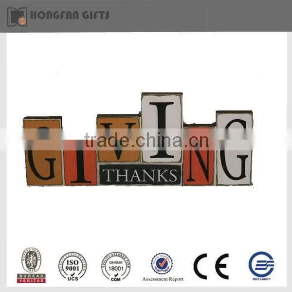 home deco resin letter for harvest
