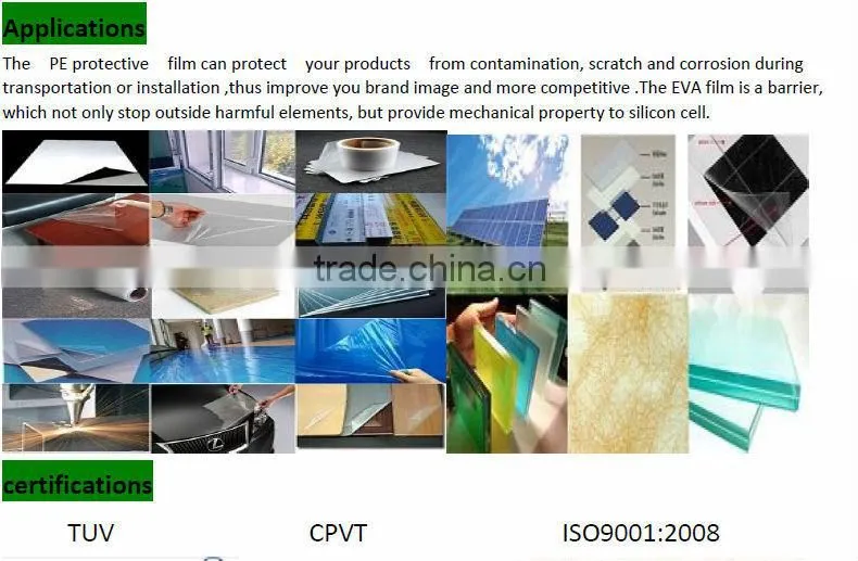 pe protection film for glass table