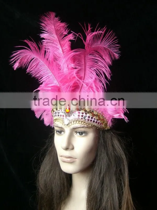 Indian Feather Headdress, Ostrich Headdress