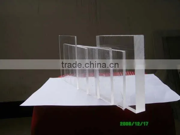 solid polycarbonate sheet for partition walls