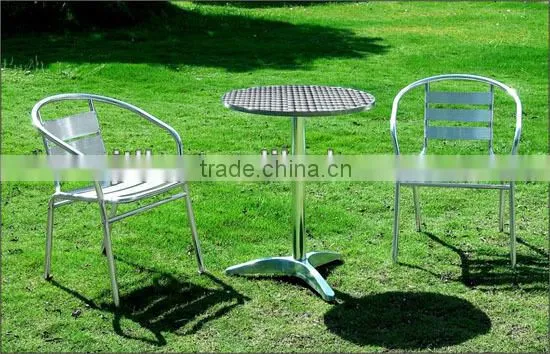 Aluminium Bistro Table And Chair Set