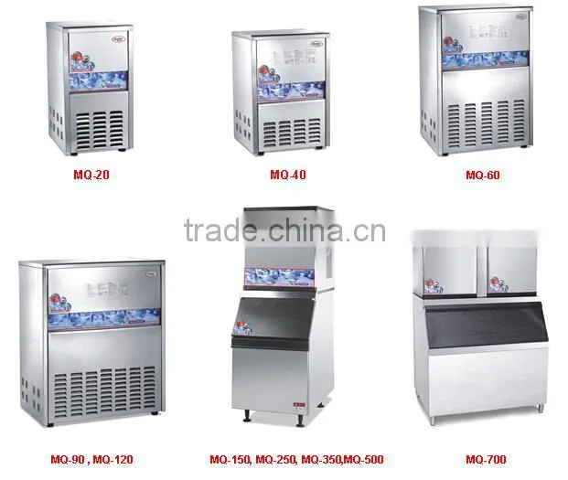 2016 industrial best sell Mini energy saving 40Kg commercial snow ice maker