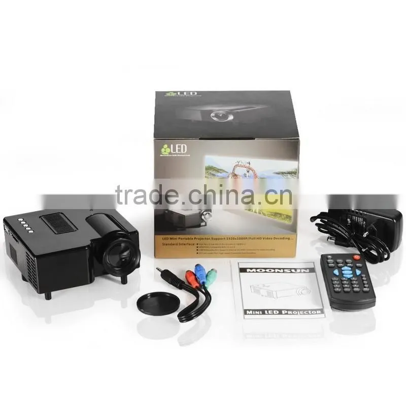 GP5S Mini home theater projector/ small portable LED + LCD projector