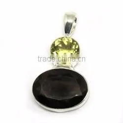Perfect Brown Of Tiger Eye 925 Sterling Silver Jewelry Pendant, India Wholesaler Silver Jewelry, Fabulous Designs Silver Jewelry