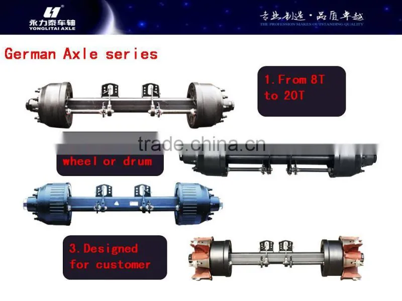 L1 yte drop center inboard axles