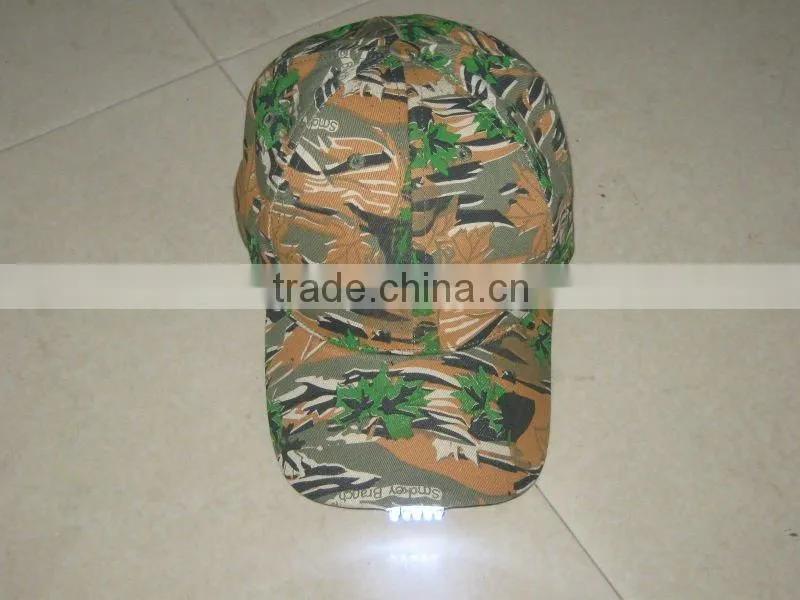 Camouflage LED caps