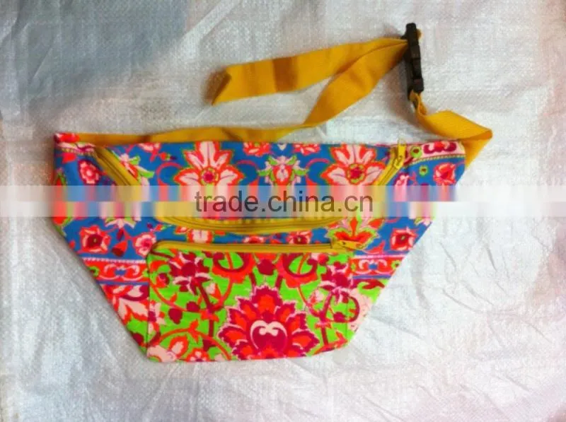 Best selling Print Neon Canvas belt bag
