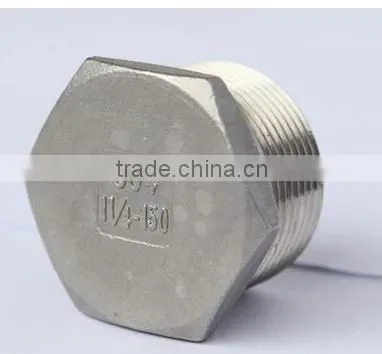 casting male stainless steel 304 3/4 npt plug