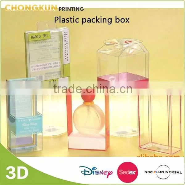 Eco-friendly custom plastic packaging box