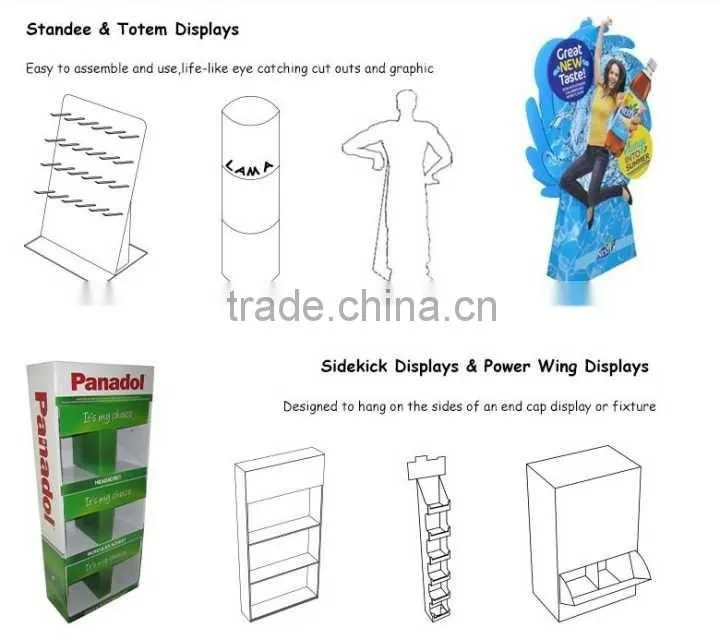 Stable enough good quality cardboard display stand for ceramic artwork
