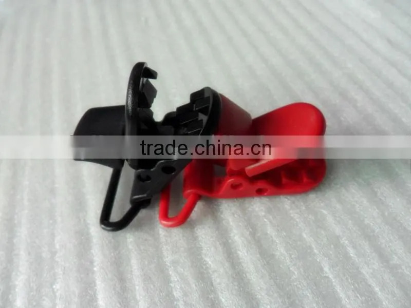 Clear plastic alligator paper clip