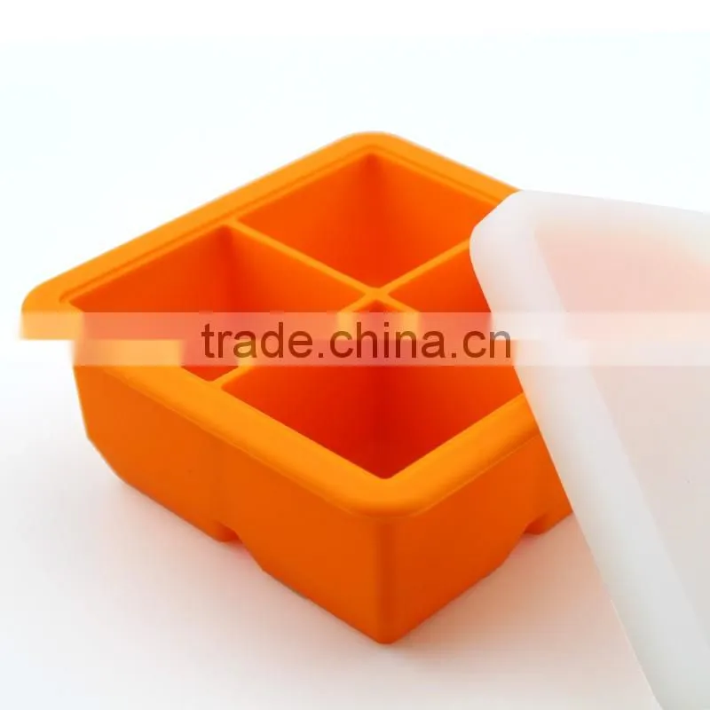 High Quality Silicone Ice Cube Tray , Silicone snowflake ice cube tray