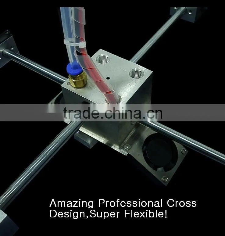 Assembled High Precision 3d artwork Creator Mini Desktop 3D Printer Upgrading with free filament and LCD