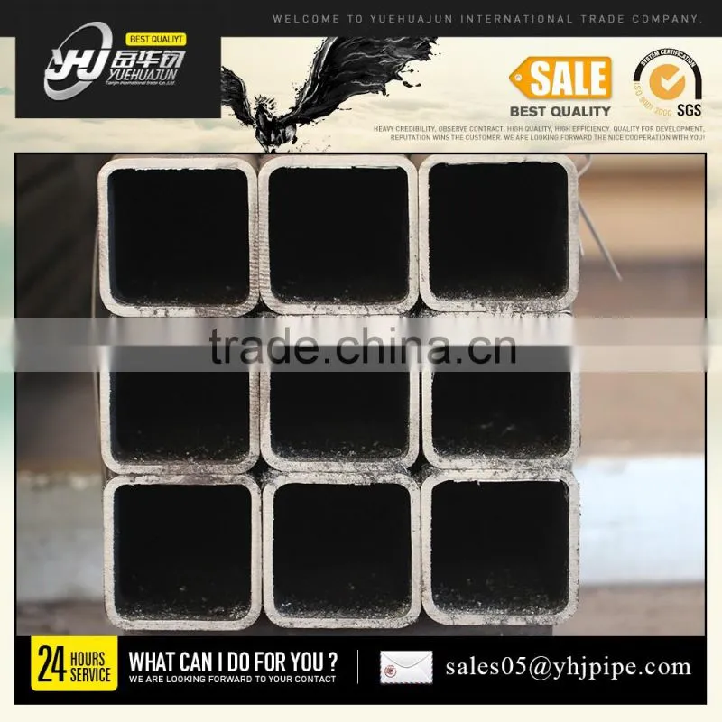 2016 hot square pipe/gi square pipe/galvanized square pipe