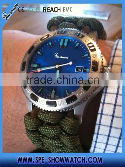 mens silicone band bigface mens sports watch