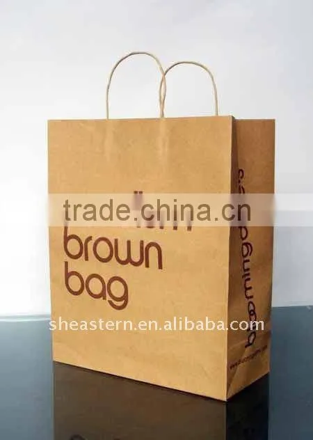 Endurable paper shopping bag for cloth or gift
