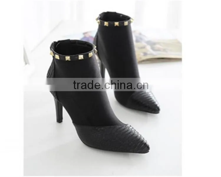 ankle length boots for women fur boot Brand new ankle boots woman