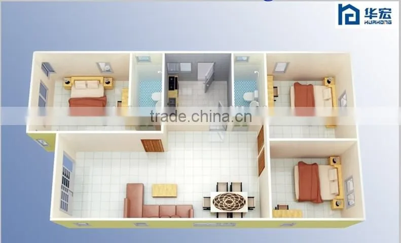Well designed modular house China manufactured vacation hotle