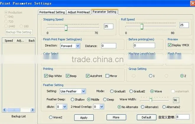 High speed 1.6M solvent printer price