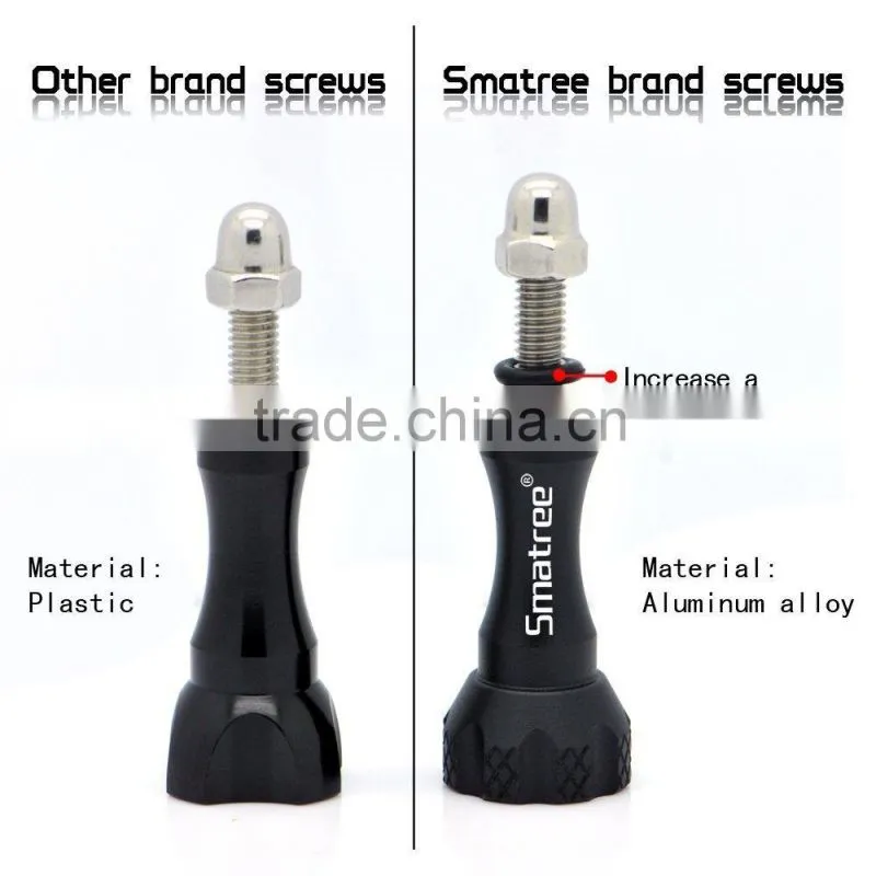 Smatree Brand New Gopros All Aluminum Long Screw with Wrench Spanner for Gopros Hero4 3+ 3 2 Action Sport Camera